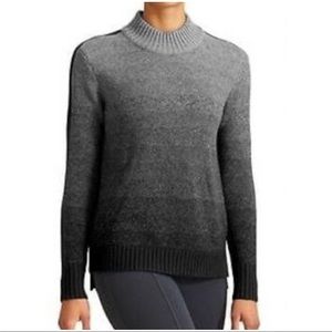 Athleta Sunset Ombre Sweater Small EUC